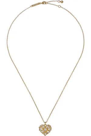 Ted Baker Cherish: Crystal Cluster Heart Locket Pendant NecklaceJeden