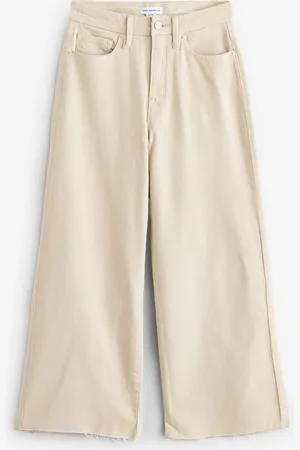 GOOD AMERICAN Good Waist Palazzo Crop Jeans38