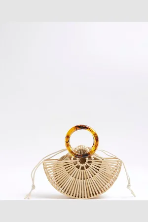 River Island Wooden Basket Handle BagJeden
