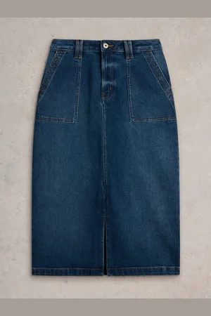 White Stuff Maren Denim Midi Skirt40