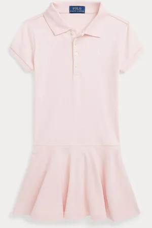 Ralph Lauren Girls Stretch Mesh Polo Dress152158 cm