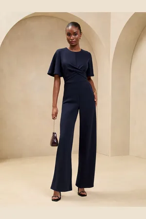 Lipsy London Cross Front Flutter Sleeve Jumpsuit42