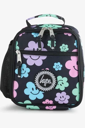 Hype . Unisex Happy Flowers Black Lunch BoxJeden