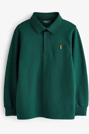 Next Long Sleeve Polo Shirt (3-16yrs)13 lat (158 cm)