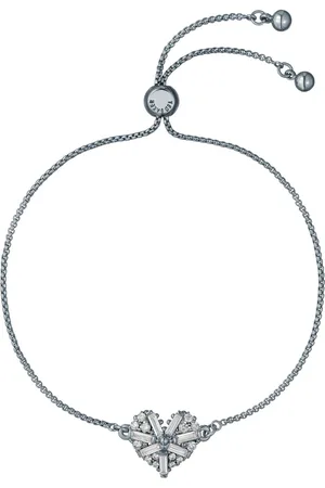 Ted Baker Cherisa: Crystal Cluster Heart Adjustable BraceletJeden