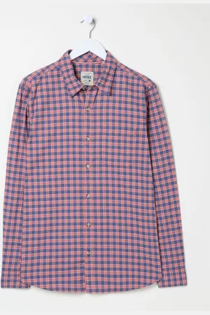 Fat Face FatFace Long Sleeve Sandy Check 100% Cotton ShirtXL Reg