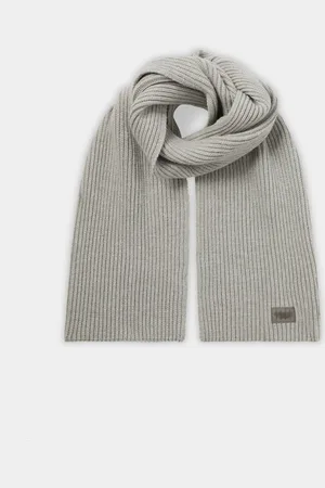 Osprey Grey Ribbed ScarfJeden