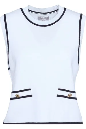 Barbour 100% Cotton Amy Sleeveless Knitted Vest42