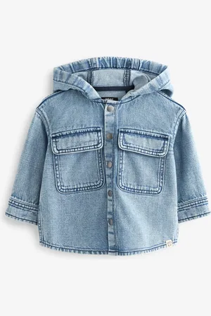 Next 100% Cotton Denim Shacket (3mths-7yrs)6