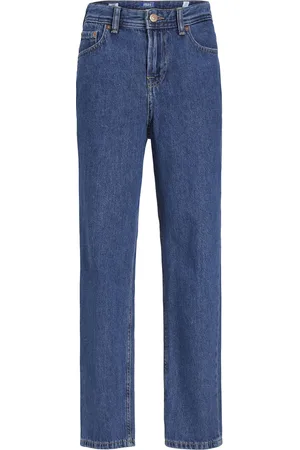 JACK & JONES Niebieskie dżinsy o luźnym kroju ze stretchem, w 100% z bawełny10 lat (140 cm)