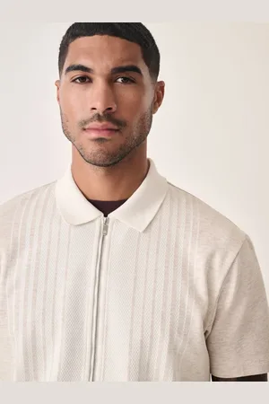 Next Textured Stripe Jersey ShirtM