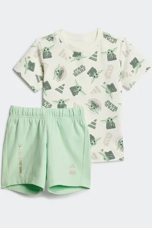 adidas Star Wars The Mandalorian Shorts and T-Shirt Set6268 cm