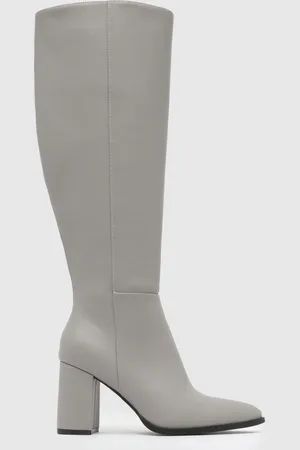 Schuh Grey Diya Knee High BootsEU 37 (UK 4)