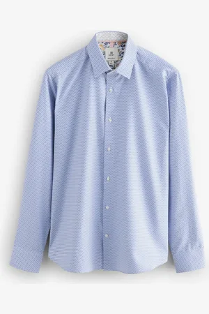 Next Long Sleeve Single Cuff Textured ShirtM