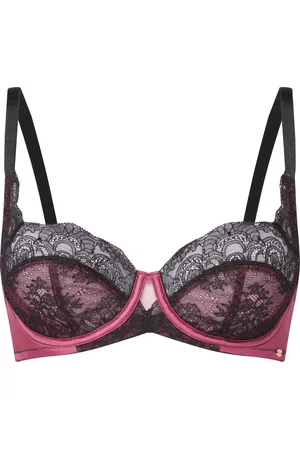 Gossard Różowy nieusztywniany biustonosz balkonetka VIP Confession70DD