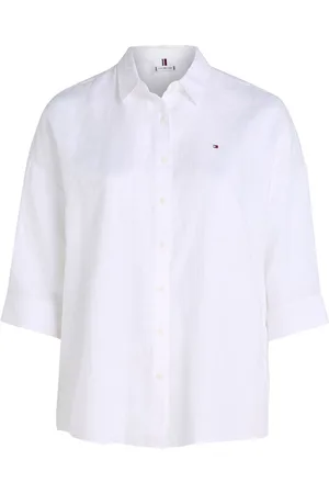Tommy Hilfiger Koszula Curve Essential Easy w 100% z lnu52
