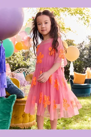 Next Flower Sequin Mesh Party Dress (3-16yrs)116122 cm