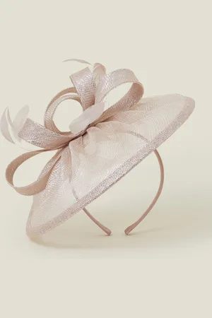 Accessorize Feather Bow Disc Fascinator HatJeden