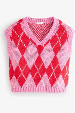 Next Argyle Knitted Tank (3-16yrs)15 lat (170 cm)