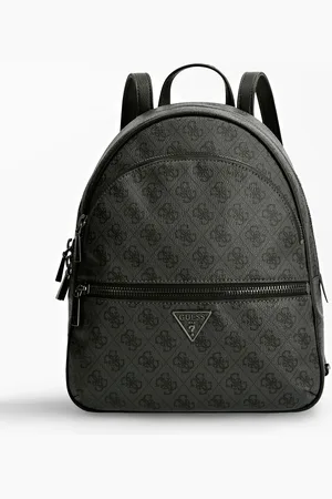 Guess Monogram Logo Detail Black BackpackJeden