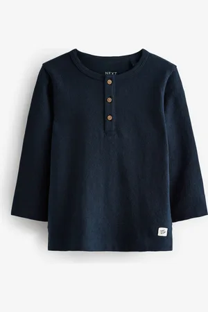 Next Long Sleeve Henley Neck T-Shirt (3mths-7yrs)12