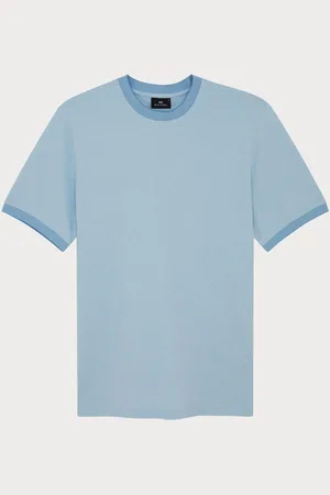 Paul Smith Regular Fit Blue Logo 100% Organic Cotton Polo ShirtL