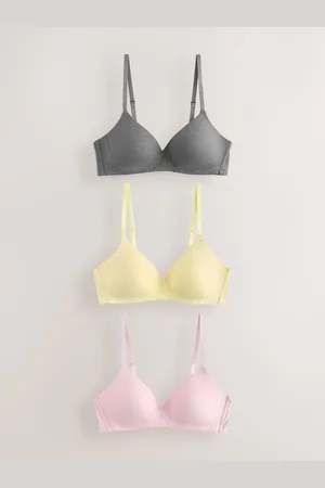 Next Zestaw 3 biustonoszy Ultimate Comfort z domieszką bawełny, miseczka A-E38 DD