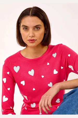 Roman Heart Hotfix Print Jumper44