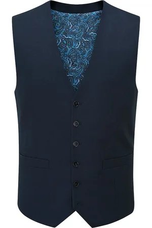 Skopes Single Breasted Harcourt Tweed Effect Suit Waistcoat50 R