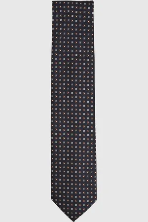 Reiss Pelosa Foulard Silk Blend Floral Print TieJeden