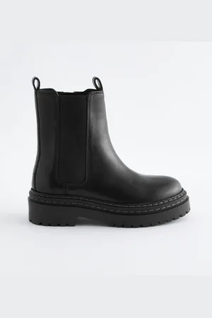 Next Leather Chunky Chelsea BootsEU 32 (UK 13)