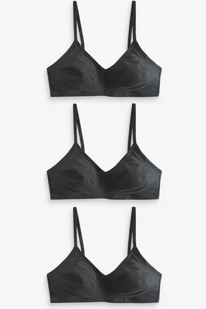 Sloggi Go Daily Cotton Highwaist Black Bras 3 PackM