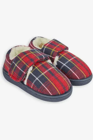 JoJo Maman Bébé Tartan Slipper ShoesEU 29 (UK 11)