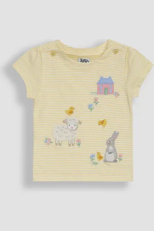 JoJo Maman Bébé 100% Cotton Appliqué T-Shirt116122 cm
