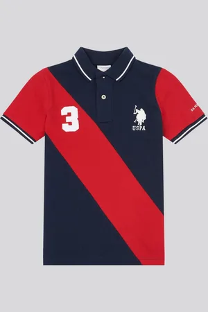U.S. Polo Assn. U. S. Polo Assn. Boys 100% Cotton Sash Polo Shirt152158 cm