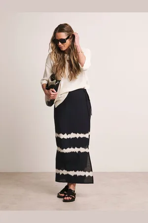 JD Williams Anthology By Linen Wrap Front Skirt46
