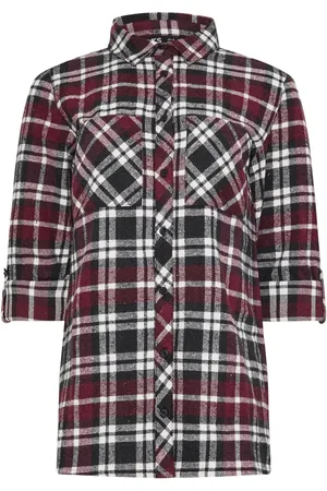 Long Tall Sally 100% Cotton Check Shirt38 Wysoki