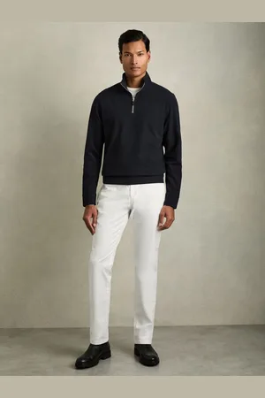 Reiss Creek Brushed-Corduroy Half-Zip Polo ShirtXS