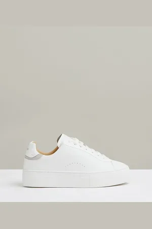 Reiss Francesca Leather Low-Top TrainersEU 36 (UK 3)