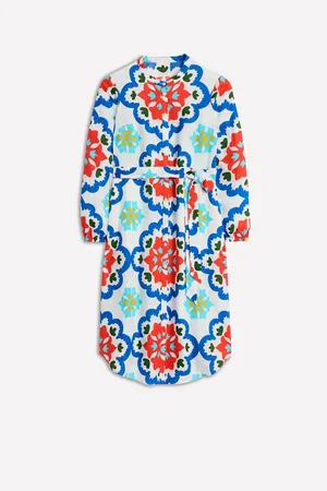 Boden Jenna 100% Linen Shirt Dress40