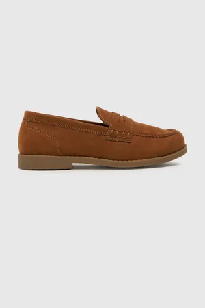 Schuh Brązowe mokasyny dla dzieci z motywem błyskawicy EU 30 (UK 12)