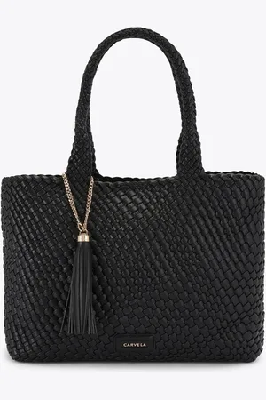 Carvela Black Verona Weave Tote BagJeden