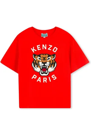 Kenzo Red Short Sleeve Tiger Logo T-Shirt14 lat (164 cm)