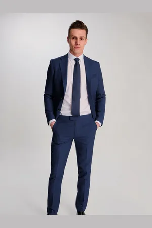Harry Brown Slim Fit Suit Archie Melange Trousers42 R