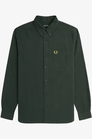 Fred Perry Green Oxford 100% Cotton ShirtXL