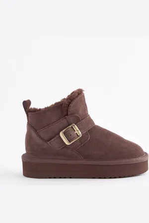 Next Suede Buckle Pull On BootsEU 39 (UK 6)