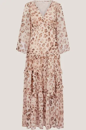 Monsoon Leona Leopard Print Maxi Dress44