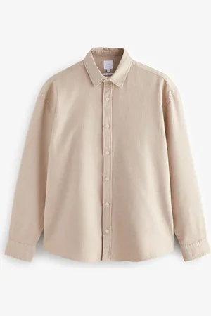 Next Textured Waffle Long Sleeve 100% Cotton OvershirtL