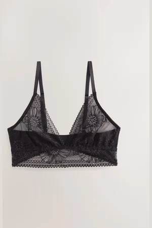 Next Floral Print Lace Non Pad BraletteEU 46 (UK 18)