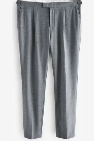 Next Wool Rich Textured Formal Trousers36 R